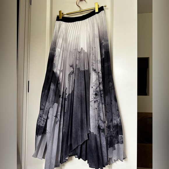 Watercolor Pleated Skirt - Picture 2 of 9